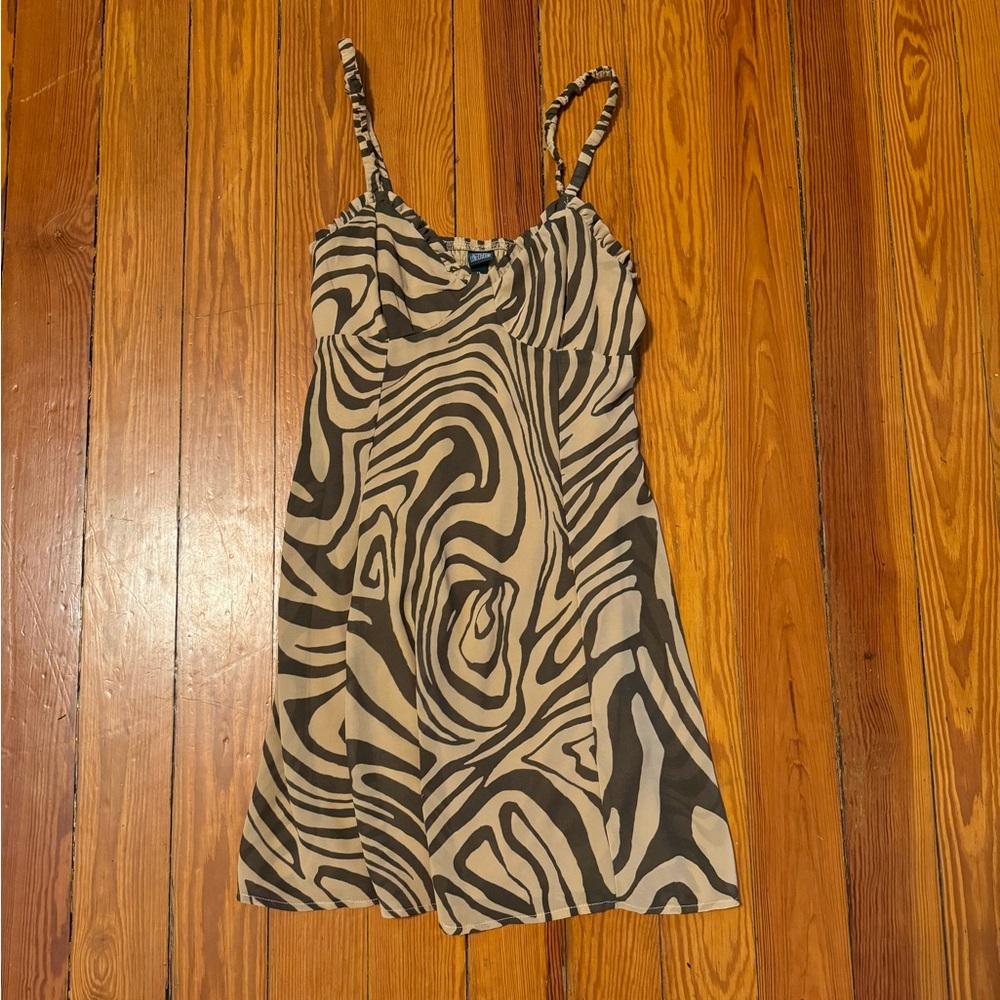 Wild Fable Zebra Print Strappy Dress